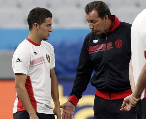 Marc Wilmots: 'Si Argentina tiene a Messi, yo tengo a Hazard'