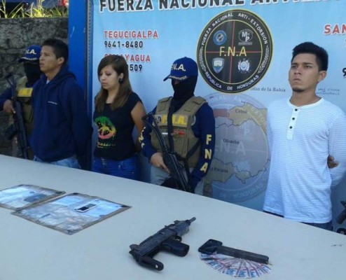 Capturan a tres supuestos extorsionadores en Tegucigalpa