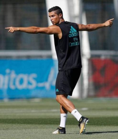 Y Cristiano Ronaldo comandará el ataque del Real Madrid. Buscará su primer gol en esta temporada de la Liga Española 2017-2018.