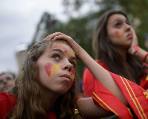 Fotos de la amargura de España y la alergía de Holanda
