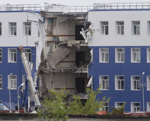 Tragedia en Rusia: 23 militares mueren por derrumbamiento