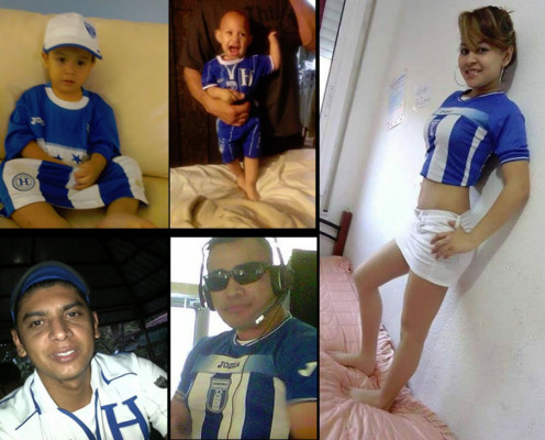 Hondureños se ponen la camiseta de la Selección