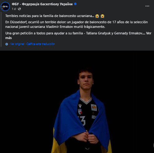 Nikolenko ha agregado que la vida del ucraniano herido no corre peligro.