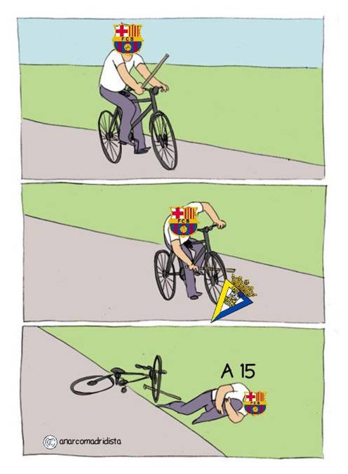 ¡Otra vez se estrelló la ‘Xavineta‘! Los memes de la derrota del Barça contra Cádiz en la Liga Española