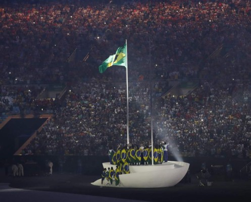 . Rio De Janeiro (Brazil), 05/08/2016.- Opening Ceremony of the Rio 2016 Olympic Games at the Maracana Stadium in Rio de Janeiro, Brazil, 05 August 2016. (Brasil) EFE/EPA/VALDRIN XHEMAJ