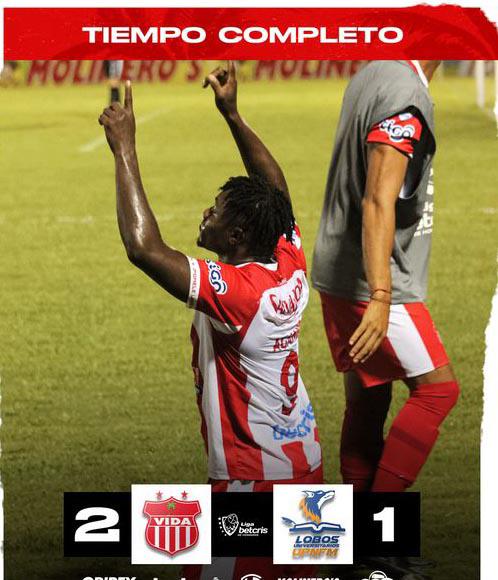 Rafael Agámez le dio el triunfo al Vida y lo puso en la cima.