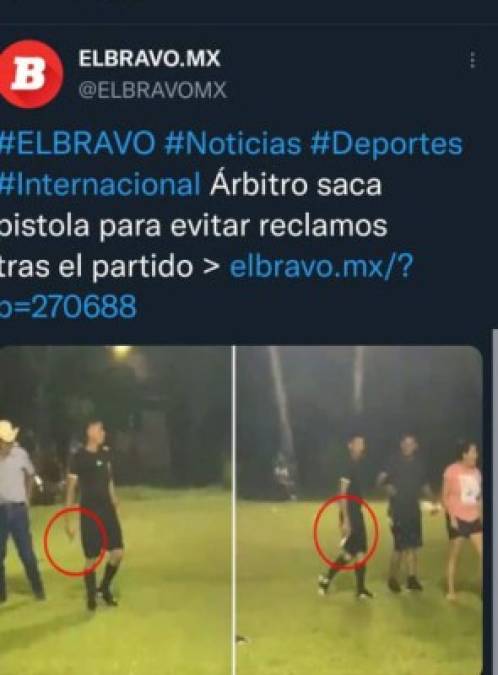Medios mexicanos se han mostrado sorprendido por la acción del árbitro.