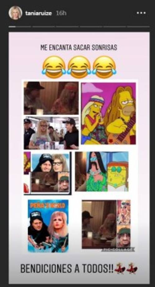 Tania Ruiz respondió a las burlas con serenidad.<br/><br/>'Me encanta sacar sonrisas', escribió la modelo junto a varios memes, 'Bendiciones a todos', agregó.