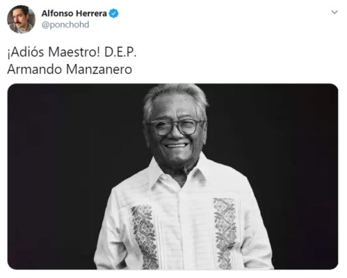 Famosos lloran la muerte del gran maestro Armando Manzanero
