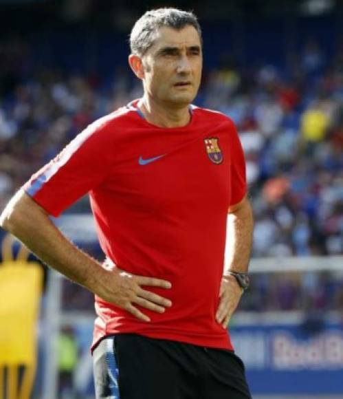 Ernesto Valverde: El entrenador no asegura su continuidad en el Barcelona de cara a la próxima temporada: 'Un día todos están contentos y otros, ponen precio a tu cabeza' aseguró el técnico.<br/>