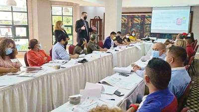 reunión. Cada partido tiene un representante por departamento.