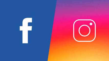 Los logo de Facebook e Instagram.