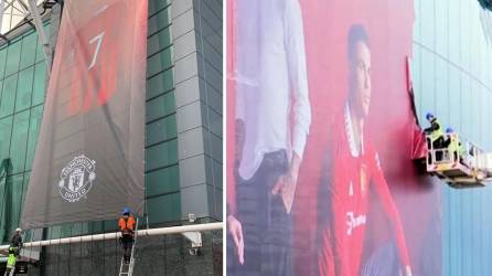 ¡Desafían a CR7! Manchester United quita la imagen de Cristiano Ronaldo de Old Trafford