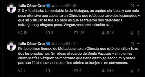 Olimpia se mofa y señalan polémica tras triunfo ante Motagua