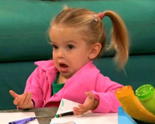 Así luce Mía, la famosa niña de un meme