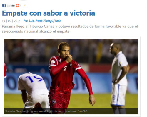 'Panamá amargó a los hondureños' destaca la prensa canalera