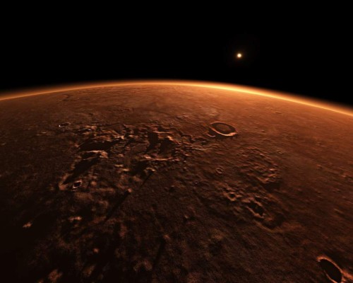 Científicos descubren vapor de agua en la atmósfera de Marte