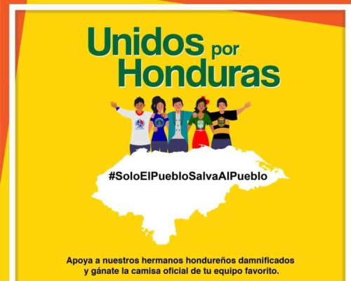 Aficionados de los cuatro clubes grandes de Honduras se unen para ayudar a damnificados