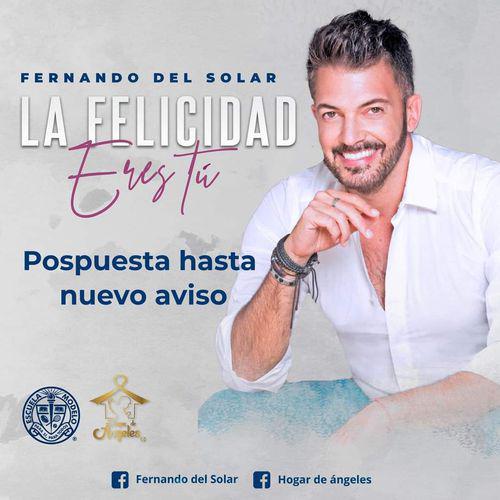 El anuncio de la conferencia motivacional realizaría Fernando del Solar.