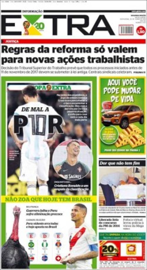 Los brasileños han aprovechado para burlarse de Argentina y Messi.