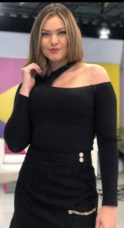 Malubi Paz trabaja actualmente como presentadora en el canal Q'hubo TV.