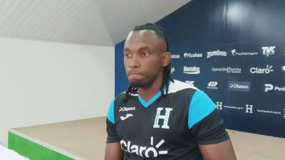 Alberth Elis brindó contundentes palabras en rueda de prensa.