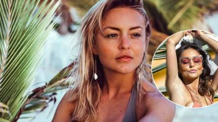 La actriz mexicana Angelique Boyer calentó las redes sociales al compartir una foto en la que aparece en bikini disfrutando en la playa.