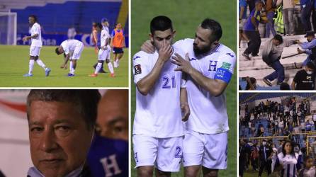 Las imágenes de un nuevo fracaso de la Selección de Honduras. El equipo del ‘Bolillo‘ Gómez perdió (0-2) contra El Salvador y dijo adiós oficialmente al Mundial de Qatar 2022.