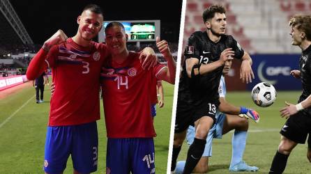 Costa Rica y Nueva Zelanda lucharán por el boleto al Mundial de Qatar 2022 en el repechaje intercontinental.