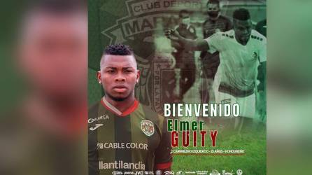 Elmer Güity es nuevo refuerzo del Marathón para el Torneo Clausura 2022.