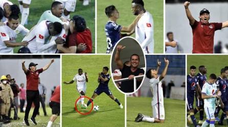 Las imágenes de la goleada que le metió Olimpia (4-0) al Motagua en el Clásico de la jornada 16 del Torneo Apertura 2022, jugado en el estadio Morazán que se convirtió en una fiesta merengue.