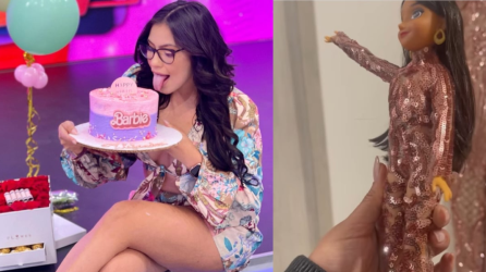 La popular presentadora hondureña publicó imágenes de su fiesta privada de cumpleaños, sorprendió a todos con su vestimenta.