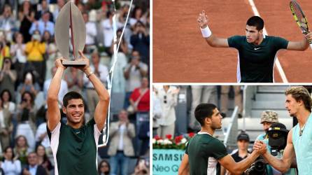 Carlos Alcaraz arrolló a Alexander Zverev en la final para ganar el título del Masters 1000 de Madrid.