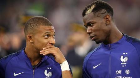 Kylian Mbappé negó tener problemas con Paul Pogba pese al embrollo familiar del mediocampista de la Juventus.