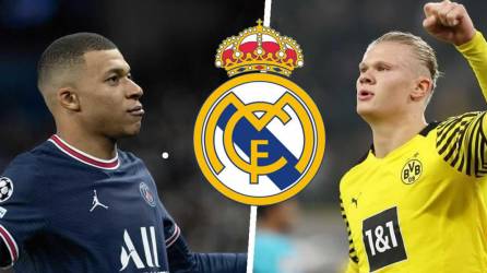 Kyalian Mbappé y Erling Haaland suenan para llegar al Real Madrid la próxima temporada.