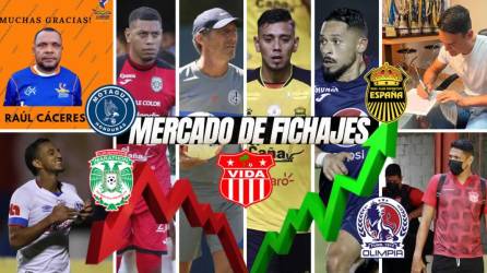 Los movimientos más importantes de las últimas horas en el mercado de fichajes del fútbol de Honduras.