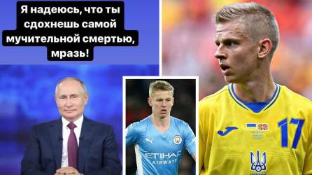 Oleksandr Zinchenko, capitán de Ucrania y jugador del Manchester City, lanzó un fuerte mensaje contra el presidente de Rusia, Vladimir Putin.