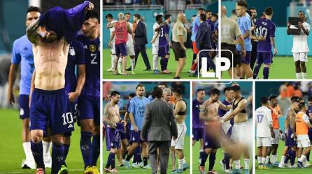 Lionel Messi fue la atracción del amistoso Argentina-Honduras en Miami y al final del partido eso quedó evidenciado cuando los jugadores hondureños le pidieron fotos a ‘La Pulga‘ y el afortunado que se llevó su camiseta.