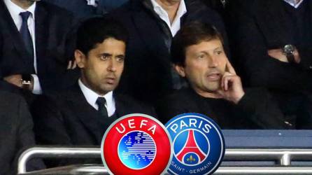 Nasser Al-Khelaïfi y Leonardo protagonizaron un vergonzoso incidente contra los árbitros en el Bernabéu.