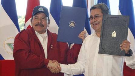 El acuerdo de límites, denominado “Tratado Integracionista del Bicentenario”, fue suscrito en Managua por Ortega y Hernández, en una actividad anunciada poco antes de iniciar el 27 de octubre.