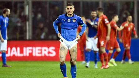 Italia fue eliminada del Mundial de Qatar 2022 tras perder contra Macedonia del Norte.