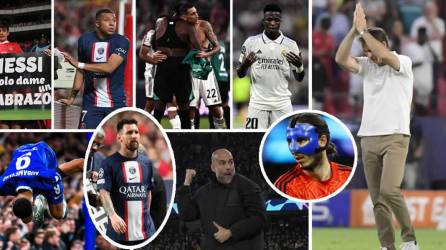 Las imágenes más llamativas que nos dejó el segundo día de la tercera jornada de la UEFA Champions League. Haaland, Guardiola, Messi, Vinicius y otros protagonistas.