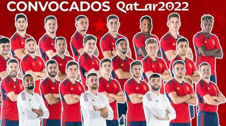 Los 26 convocados de Luis Enrique a la Selección de España para el Mundial de Qatar 2022.