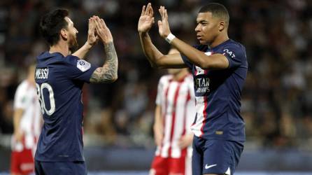Lionel Messi y Kylian Mbappé lideraron la victoria del PSG en el campo del Ajaccio por la Ligue 1.