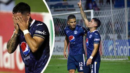 Mauro Ortiz le dio el Clásico capitalino al Motagua con un gol en el minuto 89.