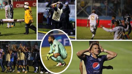 Las imágenes del triunfo del Motagua (1-0) contra el Olimpia en el Clásico capitalino en el estadio Nacional Chelato Uclés, por la séptima jornada del Torneo Apertura 2022.