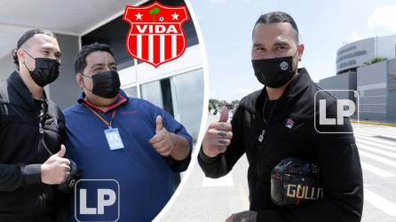 Carlos ‘Gullit’ Peña llegó feliz a Honduras para jugar con el Vida de La Ceiba.