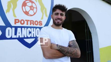 Agustín Auzmendi es el hombre del momento en los Potros del Olancho FC. Goleador del equipo y del campeonato.