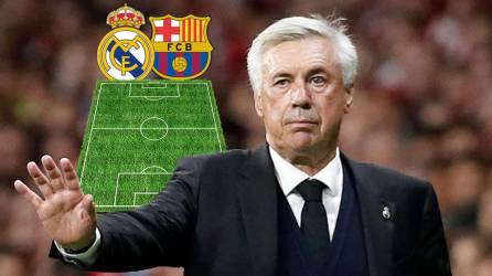 Carlo Ancelotti ya tiene claro cuáles serán los 11 futbolistas del Real Madrid que mandará al campo para el Clásico contra el Barcelona en el estadio Santiago Bernabéu, en busca de tumbar al acérrimo rival y recuperar el liderato de la Liga Española.