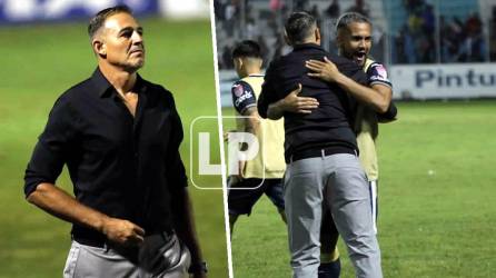 Hernán ‘La Tota‘ Medina se mostró feliz por el triunfo contra el Olimpia en el Clásico capitalino.